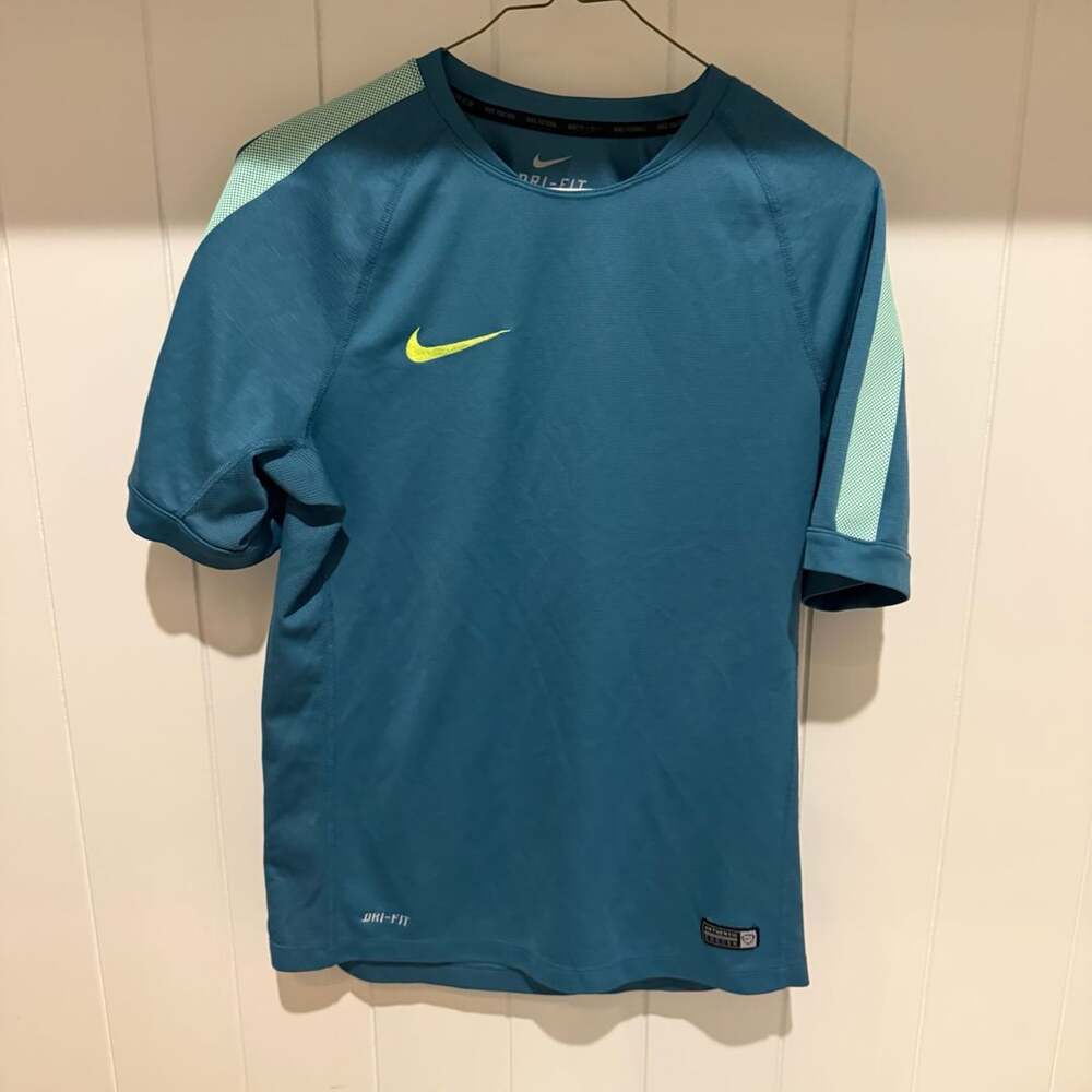 Nike Squad Flash Dri-FIT Soccer Training Shirt Teal Volt Men's Size S